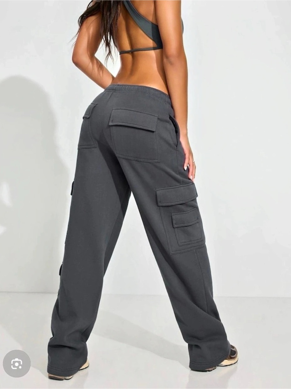 Garage UltraFleece Cargo Sweatpants Grey Blue